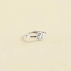 Bague Fine CRISTAL - Cristal / Argenté