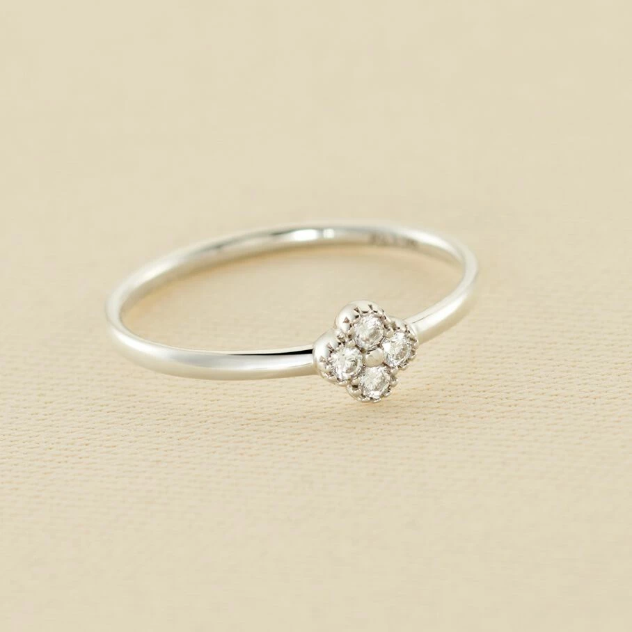 Bague Fine BELOVED - Cristal / Argenté