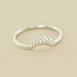 Bague Fine LUCKY EYE - Cristal / Argenté