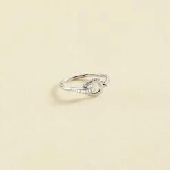 Bague Fine GEMINI - Cristal / Argenté