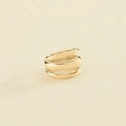 Bague Large TRIJONC - Doré