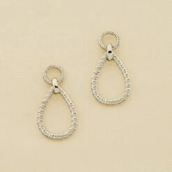 Boucles D'oreilles Pendantes HARMONIE - Argenté