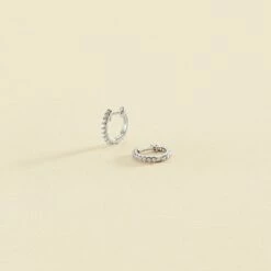 Créoles AUSTRAL - Cristal / Argenté