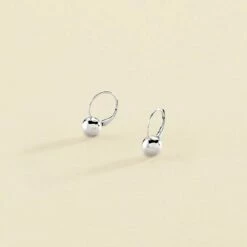 Boucles D'oreilles Pendantes BOUL - Argenté