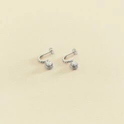 Créoles IMPERIAL - Cristal / Argenté