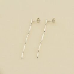 Boucles D'oreilles Pendantes RADIEUX - Argenté