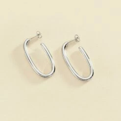 Créoles CHAIN - Argenté