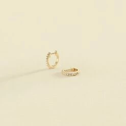 Créoles AUSTRAL - Cristal / Doré