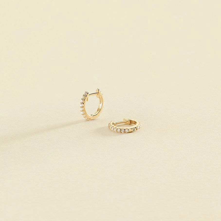 Créoles AUSTRAL - Cristal / Doré