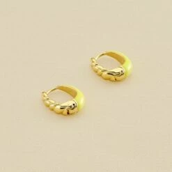 Créoles ATMA - Jaune / Doré