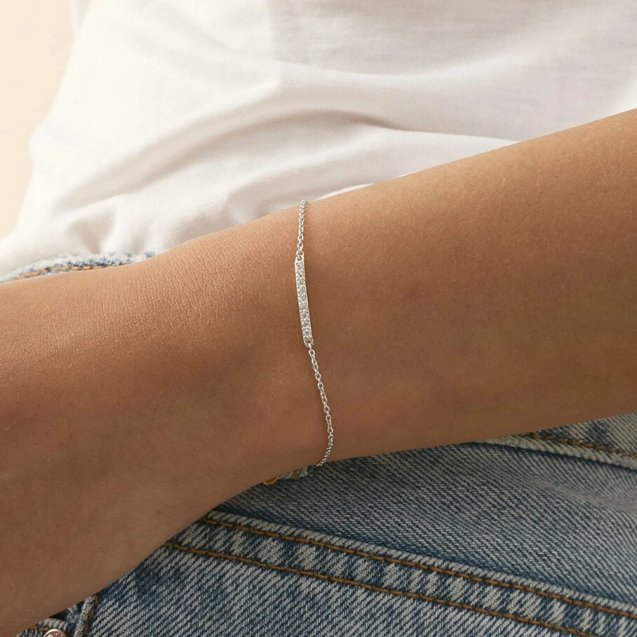 Bracelet Souple BARSHINE - Cristal / Argenté – Image 2