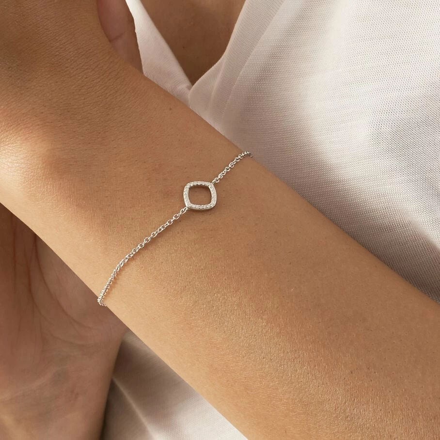 Bracelet Souple SISSI - Cristal / Argenté – Image 2