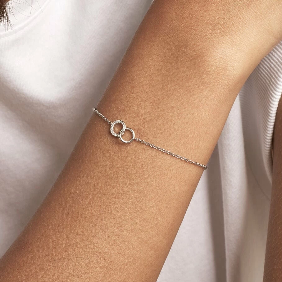 Bracelet Souple RONDOU - Cristal / Argenté – Image 2