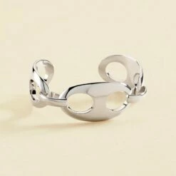 Jonc ETREINTE - Argenté