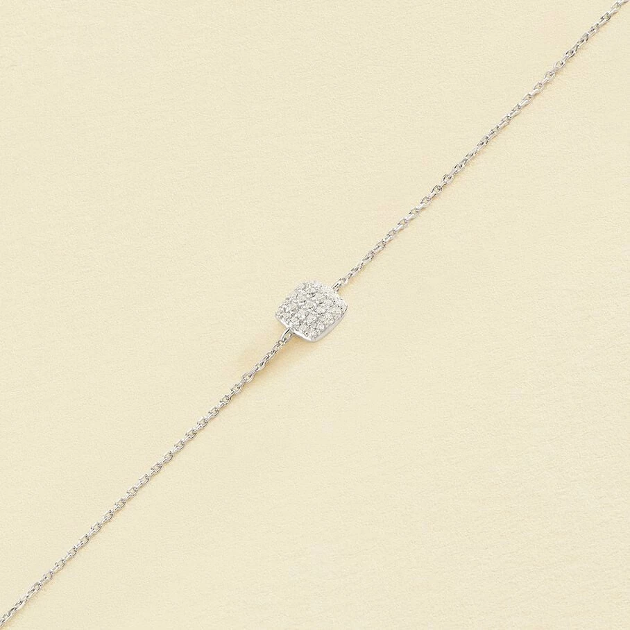 Bracelet Souple GLORIA - Cristal / Argenté