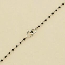 Bracelet Souple SMARTY - Noir / Argenté