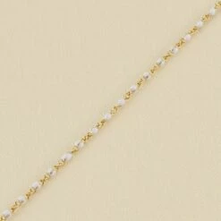 Bracelet Souple SMARTY - Blanc / Doré