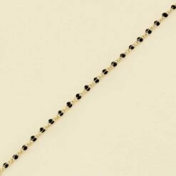 Bracelet Souple SMARTY - Noir / Doré