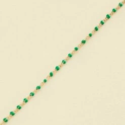 Bracelet Souple SMARTY - Vert / Doré