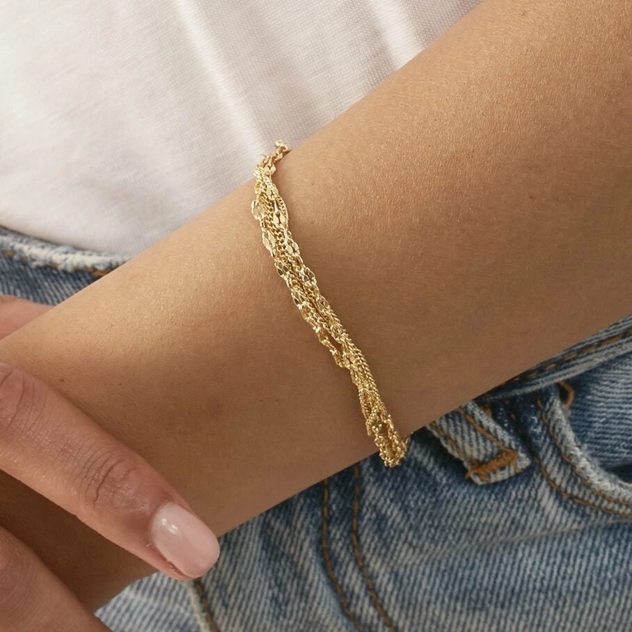 Bracelet Souple NEBET - Doré – Image 4