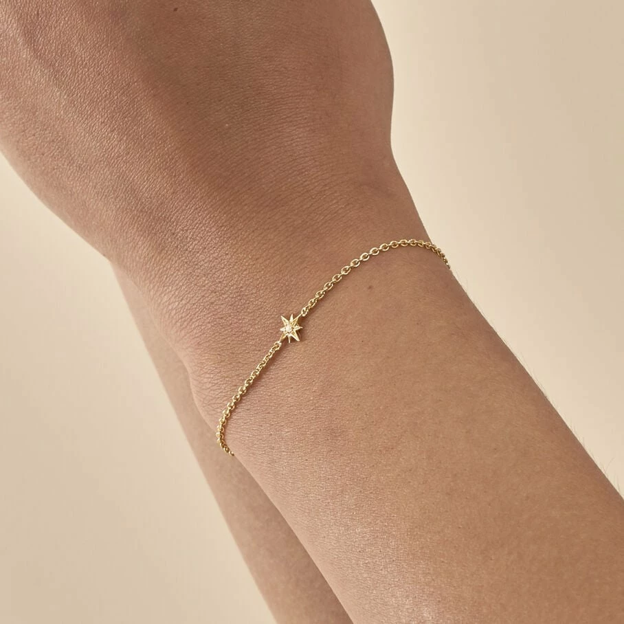 Bracelet Souple OURSE - Cristal / Doré – Image 2