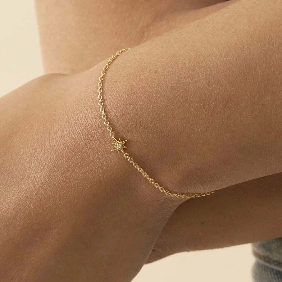 Bracelet Souple OURSE - Cristal / Doré – Image 3