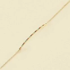 Bracelet Souple RAINBOW - Multicolore / Doré