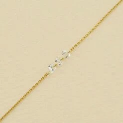 Bracelet Souple PETILLE - Cristal / Doré