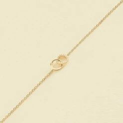 Bracelet Souple RONDOU - Cristal / Doré