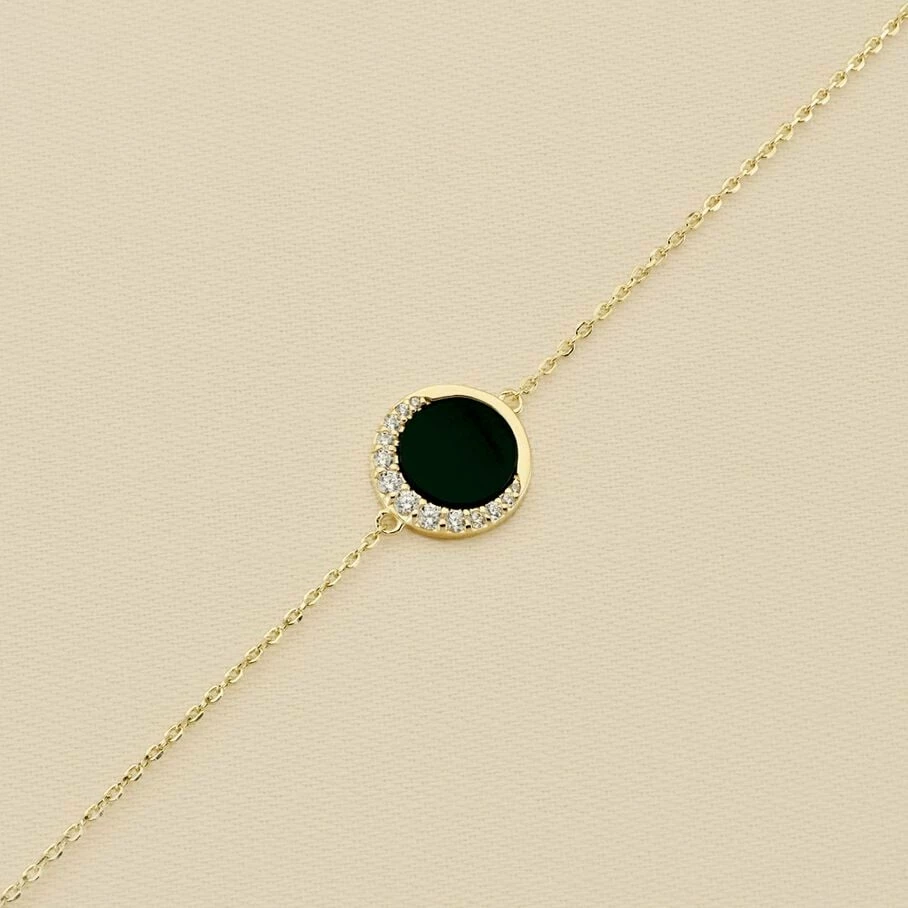 Bracelet Souple MOONONYX - Onyx