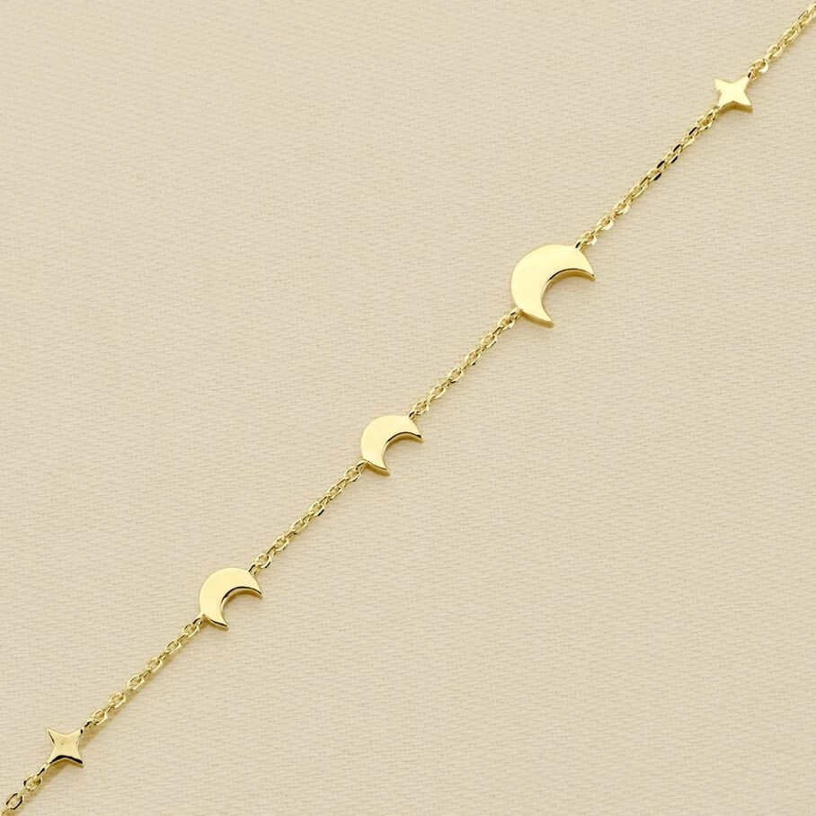 Bracelet Souple LUNAISON - Doré