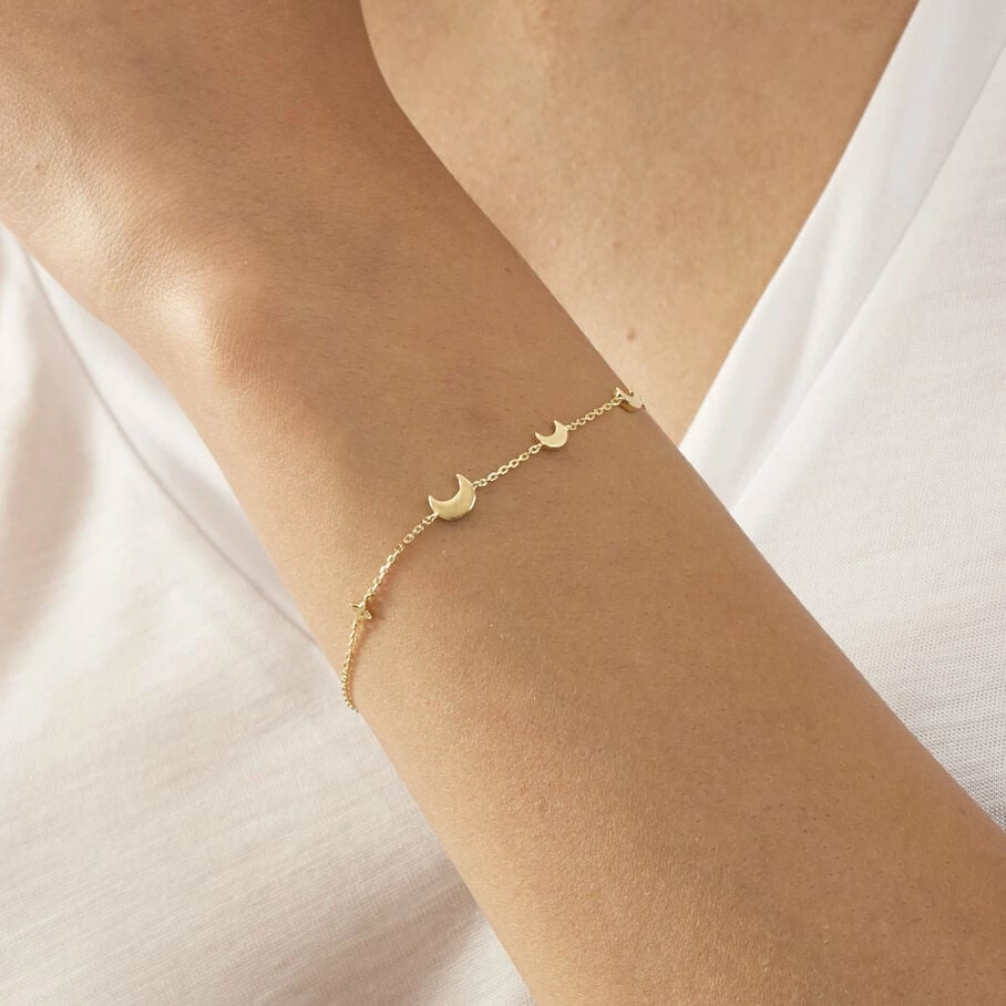 Bracelet Souple LUNAISON - Doré – Image 2