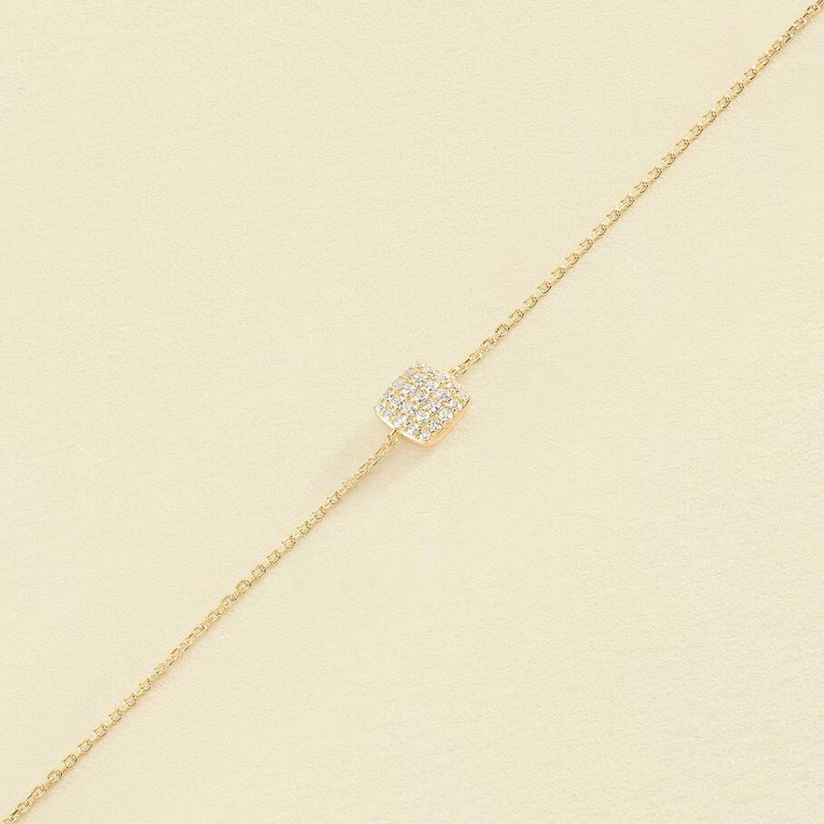 Bracelet Souple GLORIA - Cristal / Doré