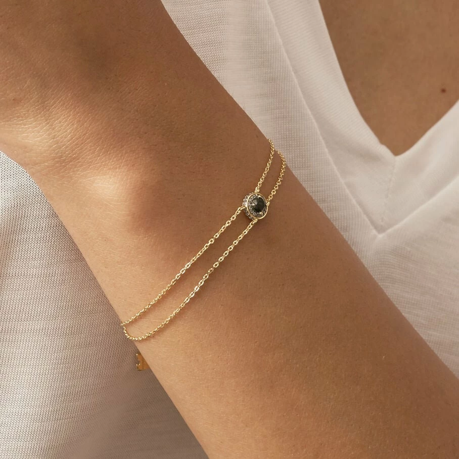 Bracelet Souple IMPERIAL - Noir / Doré – Image 2