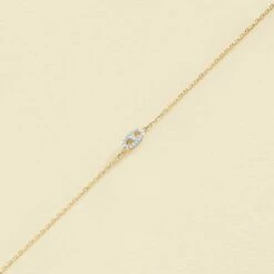 Bracelet Souple ETREINTE - Argenté / Doré