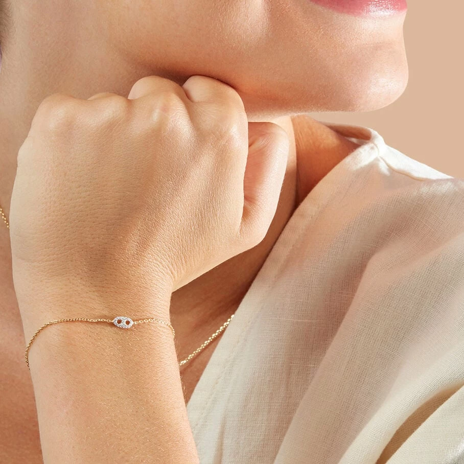 Bracelet Souple ETREINTE - Argenté / Doré – Image 2