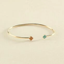 Jonc BELOVED - Multicolore / Doré