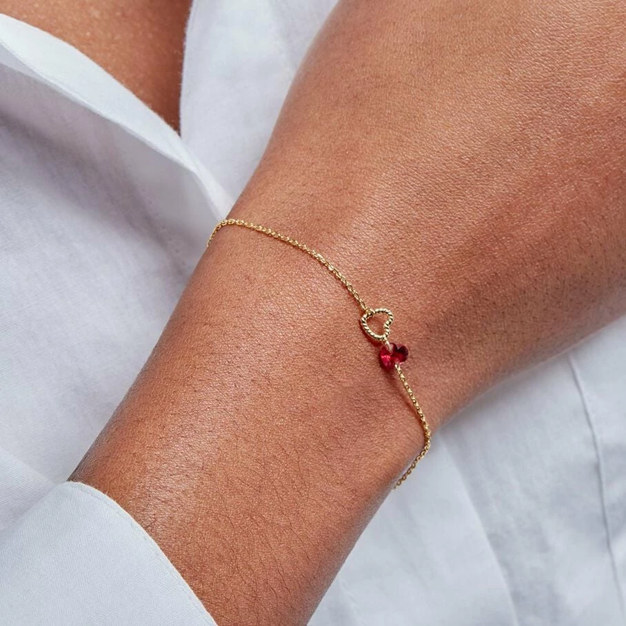 Bracelet Souple BEGUIN - Rouge / Doré – Image 2