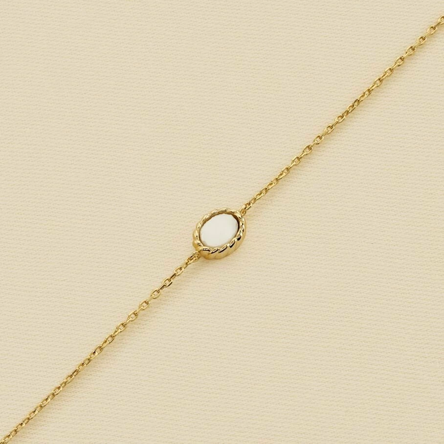 Bracelet Souple ATMA - Nacre /rose â Image 2