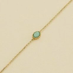 Bracelet Souple ATMA - Amazonite/ Jaune