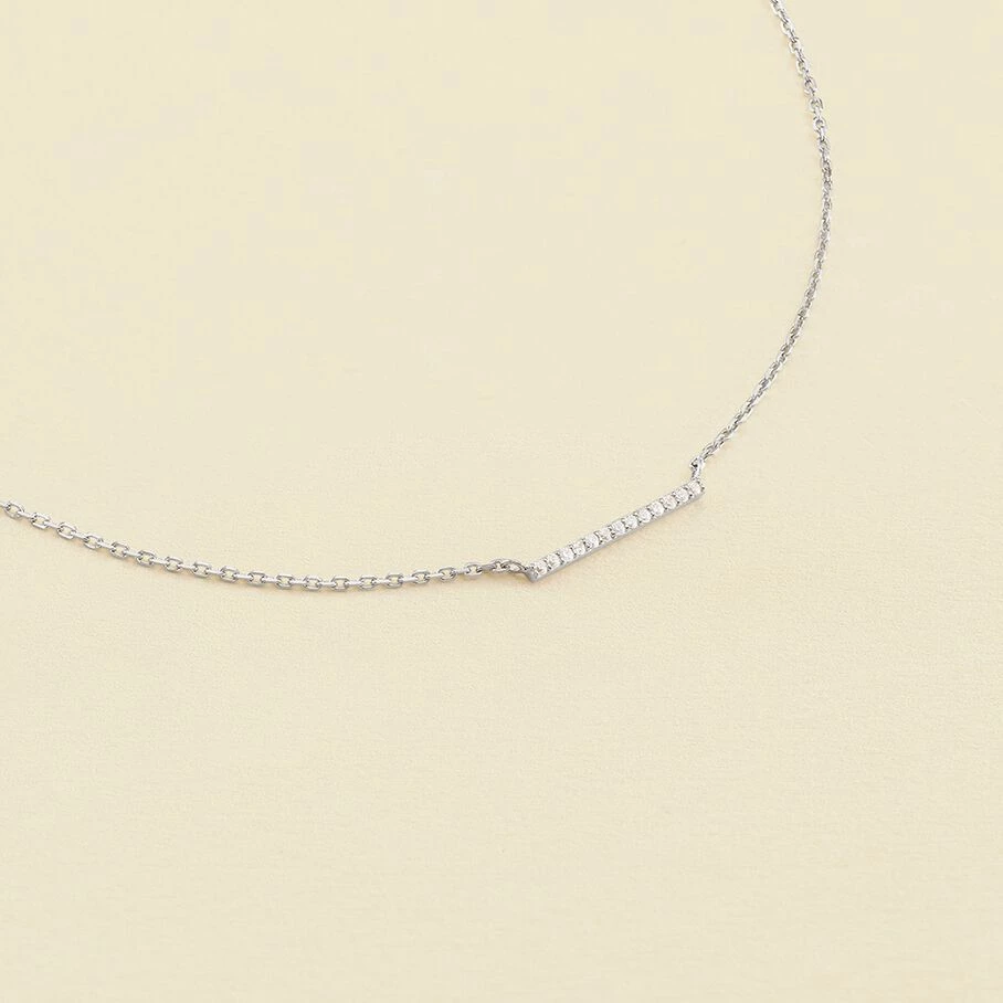 Collier Ras Du Cou BARSHINE - Cristal / Argenté