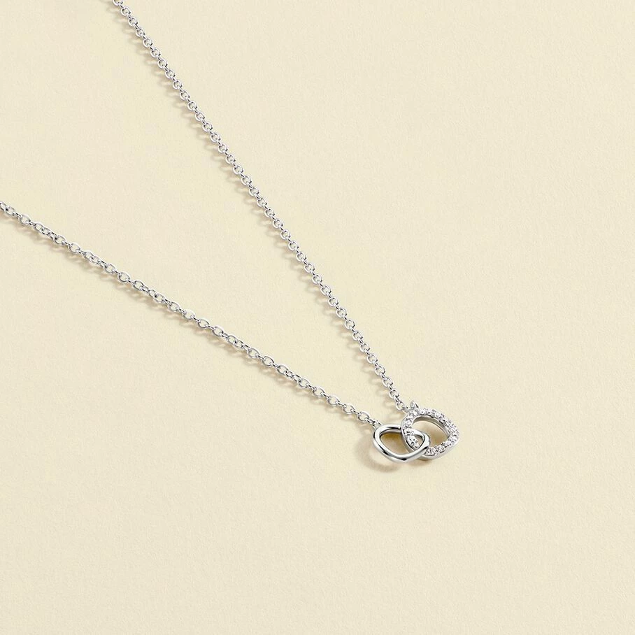 Collier Ras Du Cou RONDOU - Cristal / Argenté