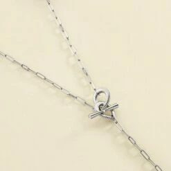 Sautoir GEMINI - Cristal / Argenté