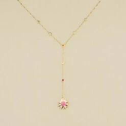 Collier Mi-long RODEO - Multicolore / Doré