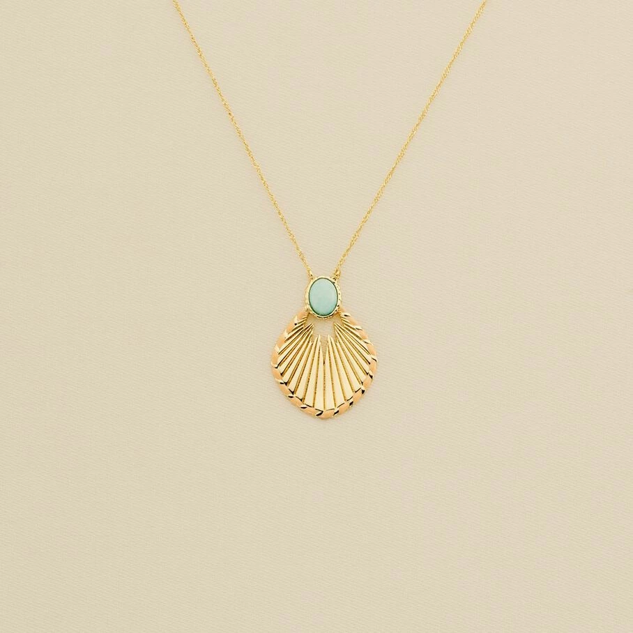 Collier Mi-long ARLEQUIN - Amazonite