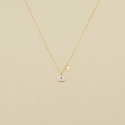 Collier Ras Du Cou CYCLADES - Rose Pùle/ Doré