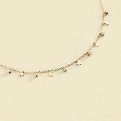 Collier Ras Du Cou LUNITAS - Cristal / Doré