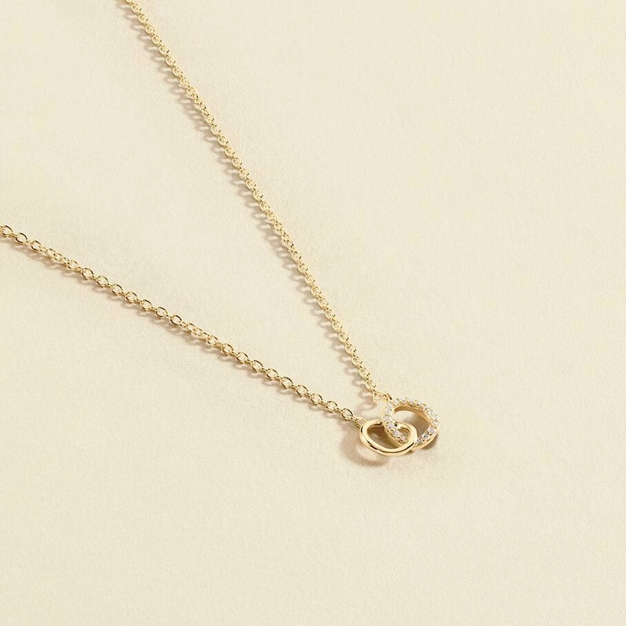 Collier Ras Du Cou RONDOU - Cristal / Doré