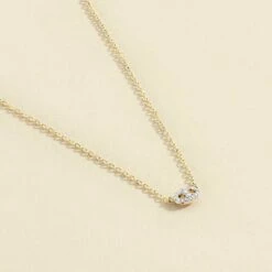 Collier Ras Du Cou ETREINTE - Argenté / Doré