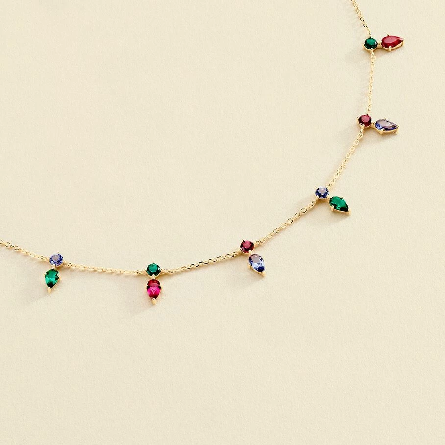 Collier Ras Du Cou ASTRE - Multicolore / Doré